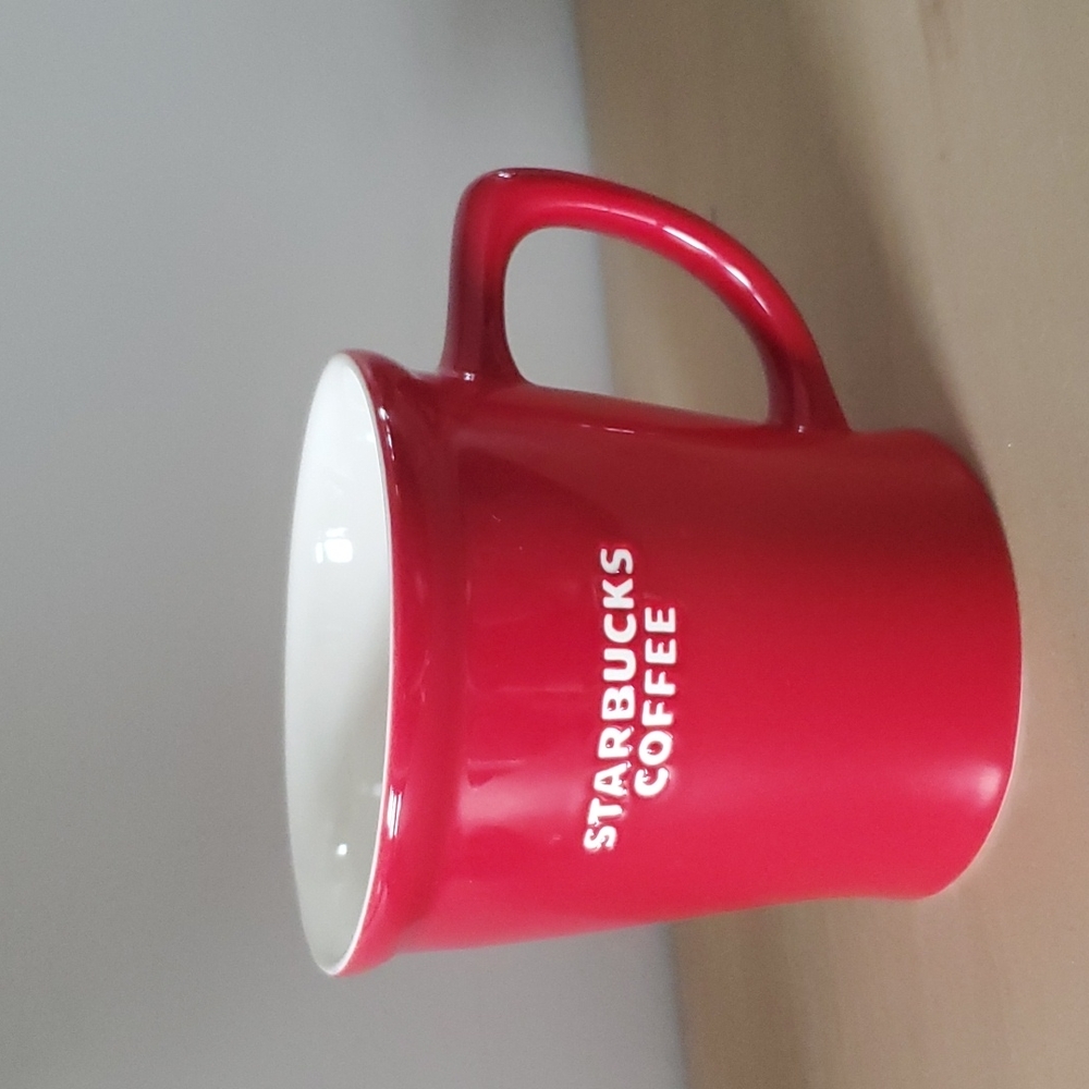 Starbucks “2009” Red Bone China Mug 16oz